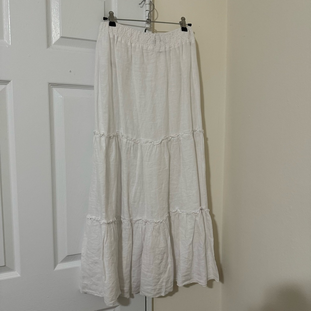 Rachel Zoe Linen Maxi Skirt